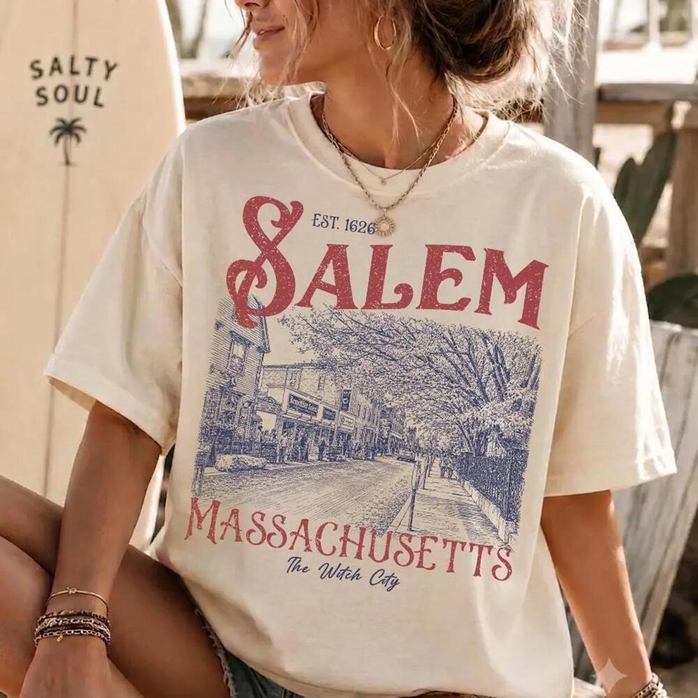 S The Witch City Salem Massachusetts Shirt, Salem Massachusetts